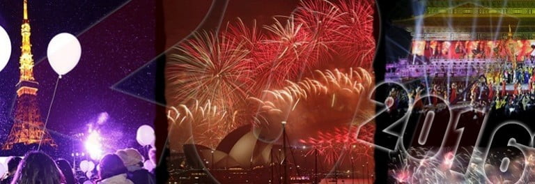 Ο πλανήτης υποδέχεται το 2016