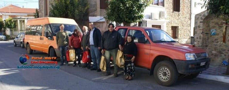 Οι εργαζόμενοι του Ορυχείου στην ΔΕΗ μοίρασαν τρόφιμα μαζί με την Μητρόπολη Γόρτυνος και Μεγαλοπόλεως