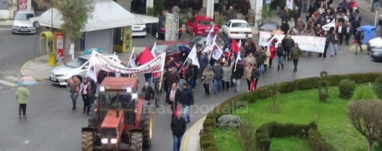 Συλλαλητήριο του ΠΑΜΕ στην Τρίπολη