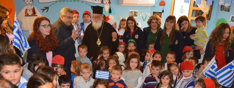 Γιορτή της 25ης Μαρτίου στον παιδικό σταθμό της Μητρόπολης στην Κάρτσοβα
