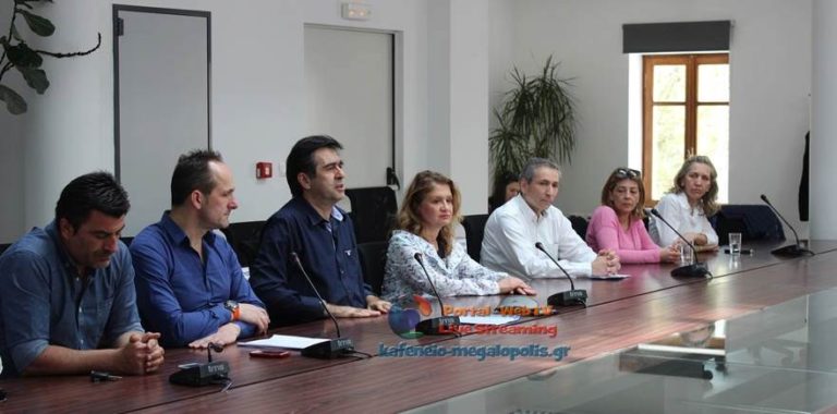 Συνέντευξη τύπου για την έναρξη εργασιών στο Αρχαίο Θέατρο Μεγαλόπολης