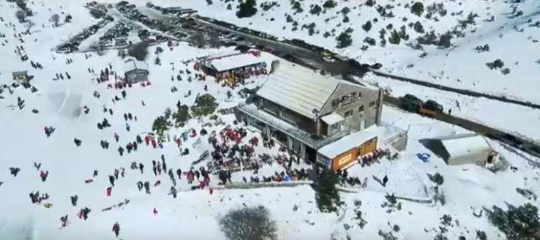 Βίντεο από το Χιονοδρομικό κέντρο Μαινάλου