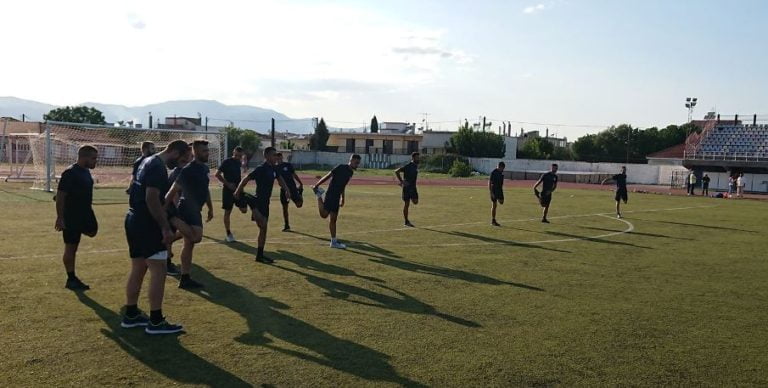 Η πρώτη προπόνηση της Δόξας Μεγαλόπολης