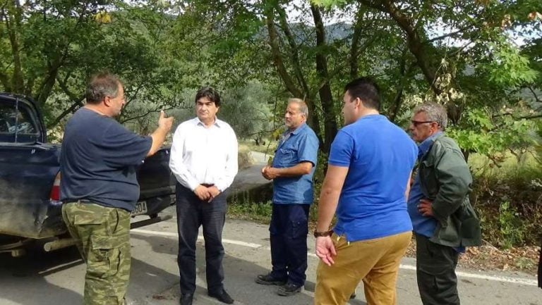 Αυτοψία Γιαννακούρα στις πληγείσες από τον κυκλώνα “Ζορμπά” περιοχές του Δήμου Μεγαλόπολης