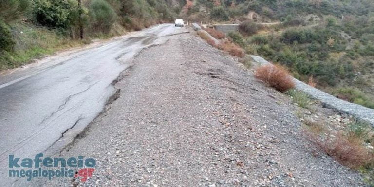 Καθιζήσεις στον επαρχιακό δρόμο Καμάρα-Γούπατα-Άκοβος