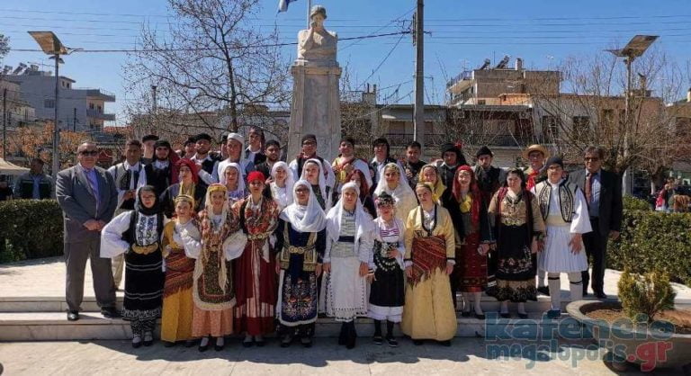 Ο Εορτασμός της 25ης Μαρτίου στην Μεγαλόπολη (videο-photo)