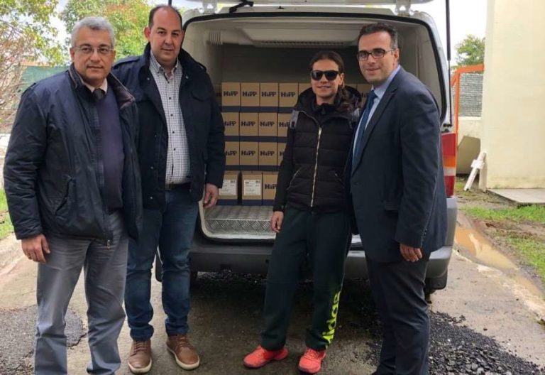 Δωρεά παιδικών τροφών από την ΑΕΚ Τρίπολης στον Βρεφονηπιακό Σταθμό Μεγαλόπολης