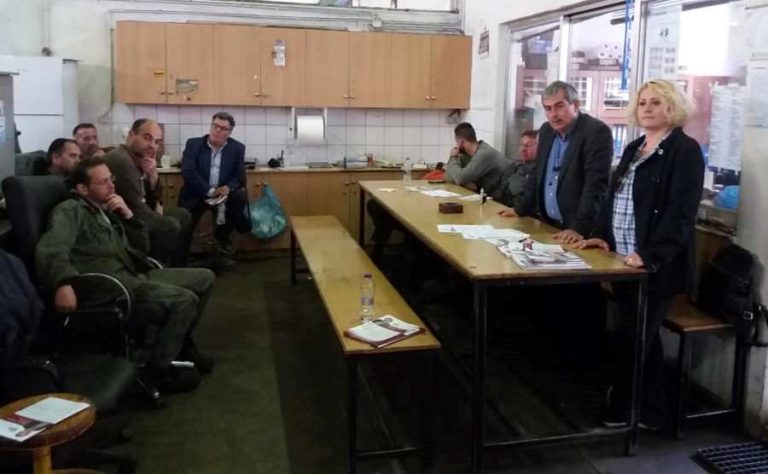 Επίσκεψη στην Μεγαλόπολη του Θανάση Πετράκου και της Μαρίας Μήτση (Video)