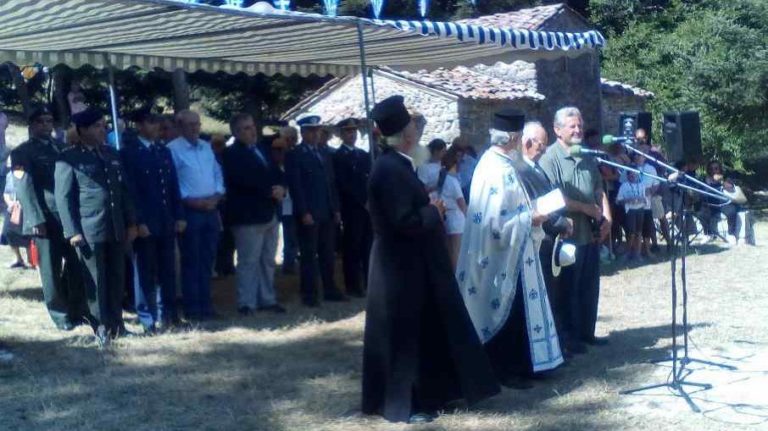 Ο εορτασμός στην  ιστορική   Μονή  Ρεκίτσας