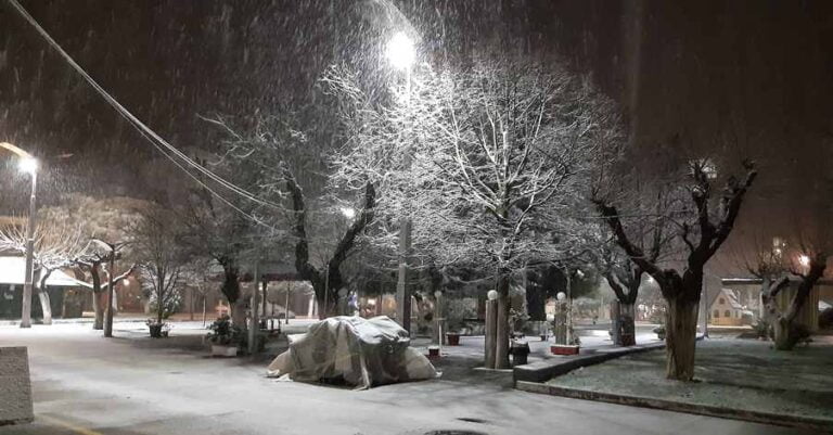 Δήμος Μεγαλόπολης: Ενημέρωση για την χιονόπτωση – Κλειστά τα σχολεία