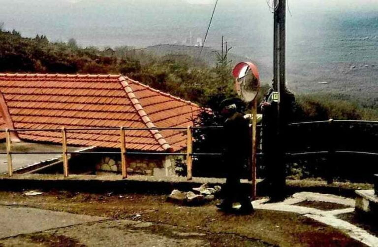 Αντικατάσταση παραβολικού καθρέπτη στο Ίσαρη από τους κατοίκους