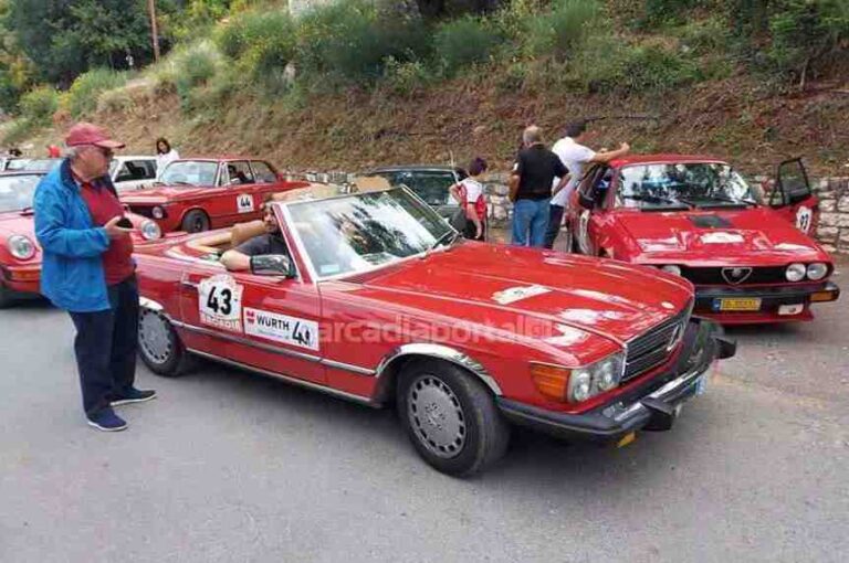 Arcadia Classic Tour 2021: Υπέροχα κλασικά αυτοκίνητα στη Δημητσάνα (pics)