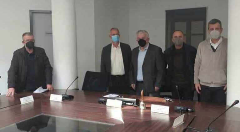 Συνάντηση του Δημάρχου Μεγαλόπολης κ. Αθανάσιου Χριστογιαννόπουλου με κλιμάκιο του ΣΥ.ΡΙΖ.Α.-Π.Σ.