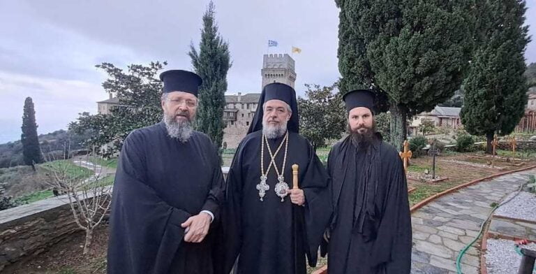 Προσκύνημα του Μητροπολίτη Γόρτυνος και Μεγαλοπόλεως στο Άγιον Όρος (photo)