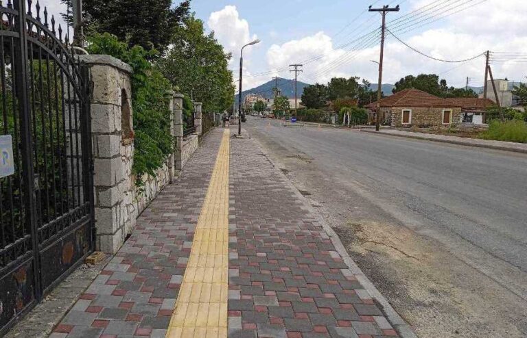 Δήμος Μεγαλόπολης: Ξεκίνησε η  Κατασκευή Πεζοδρομίων στη Δ.Κ. Μεγαλόπολης με Προϋπολογισμό 800.000,00€