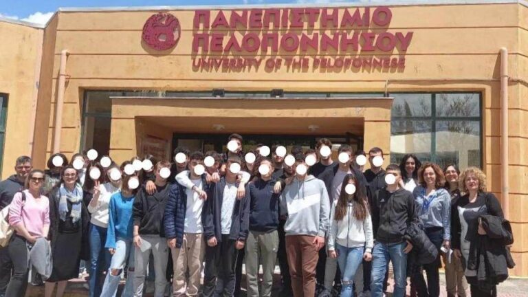 Μαθητές από το Γενικό Λύκειο Μεγαλόπολης στο Πανεπιστήμιο Πελοποννήσου (photo)