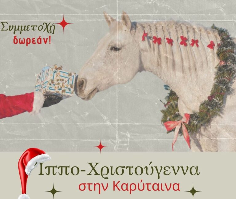 Καρύταινα: Χριστουγεννιάτικες δράσεις με άλογα