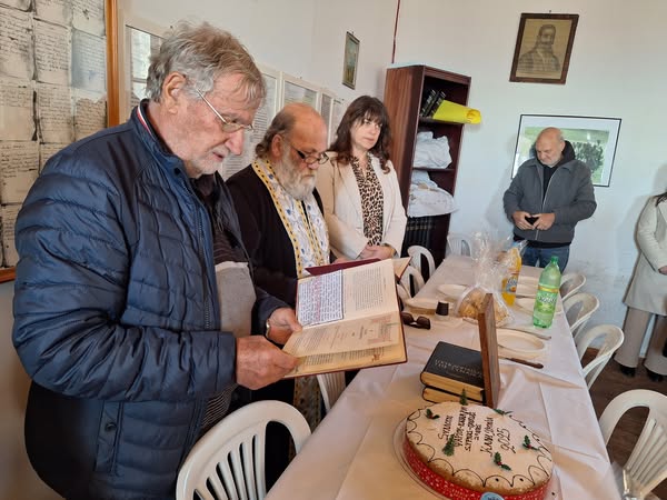 Η κοπή της Πρωτοχρονιάτικης πίτας του “Πανσυλλόγου” των πέντε χωριών στο Παλαμάρι