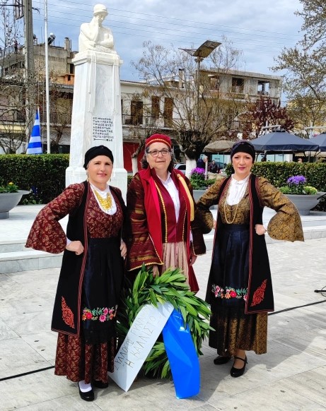 Η συμμετοχή του Συλλόγου Γυναικών Μεγαλόπολης στις εκδηλώσεις της 25ης Μαρτίου