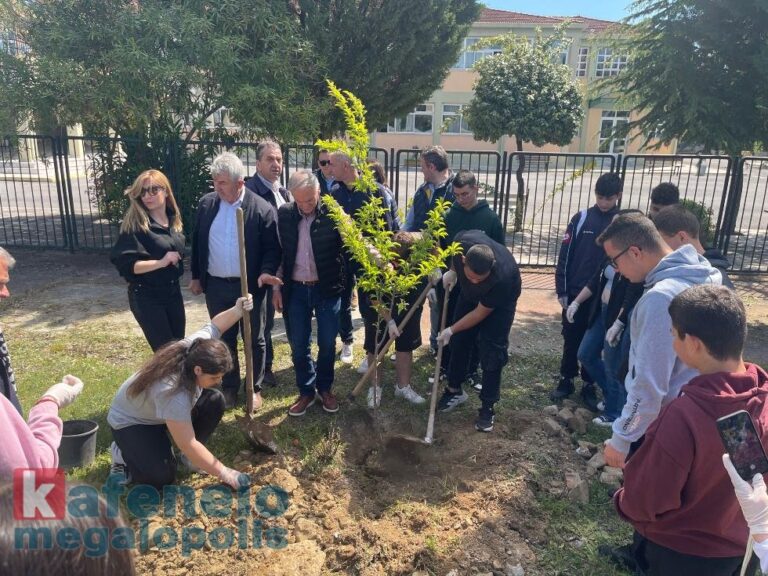 Δεντροφυτευτές Εν Δράσει την Παρασκευή 2 Μαΐου 2025 στο ΕΠΑΛ Μεγαλόπολης (photo)