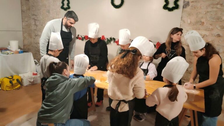 Ευχαριστήριο μήνυμα για το εργαστήρι μαγειρικής για παιδιά στην Καρύταινα