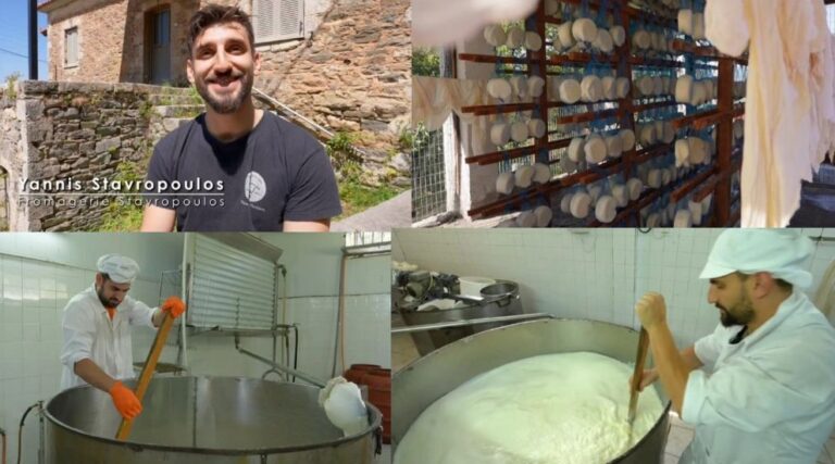 Το παραδοσιακό Τυροκομείο Σταυρόπουλου Καράτουλα στην Γαλλική Τηλεόραση
