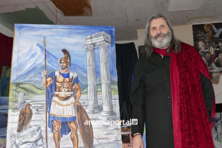 Δίαιος ο Μεγαλοπολίτης: Το έργο – σύμβολο και οι αιχμές του Ηλία Ματθαιόπουλου για την τέχνη στην επαρχία (pics,video)