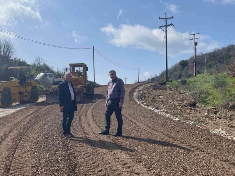 Αυτοψία Κώστα Μανδρώνη στην παράκαμψη Μεγαλόπολη – Ίσαρι – Ολοκληρώθηκε η Α’ φάση του έργου