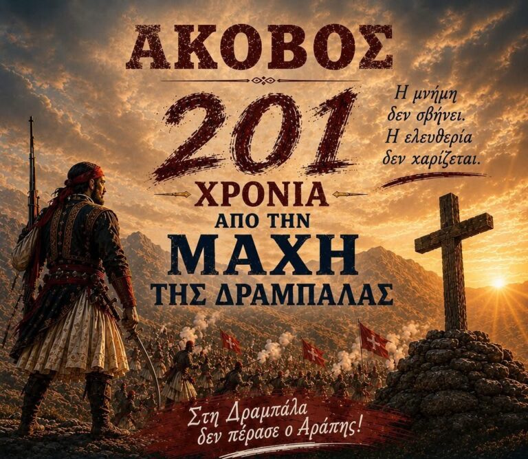 Μάχη Δραμπάλας – Η μνήμη δεν σβήνει. Η ελευθερία δεν χαρίζεται