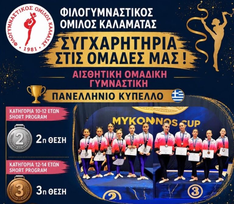 Διακρίσεις για αθλήτρια από τη Μεγαλόπολη